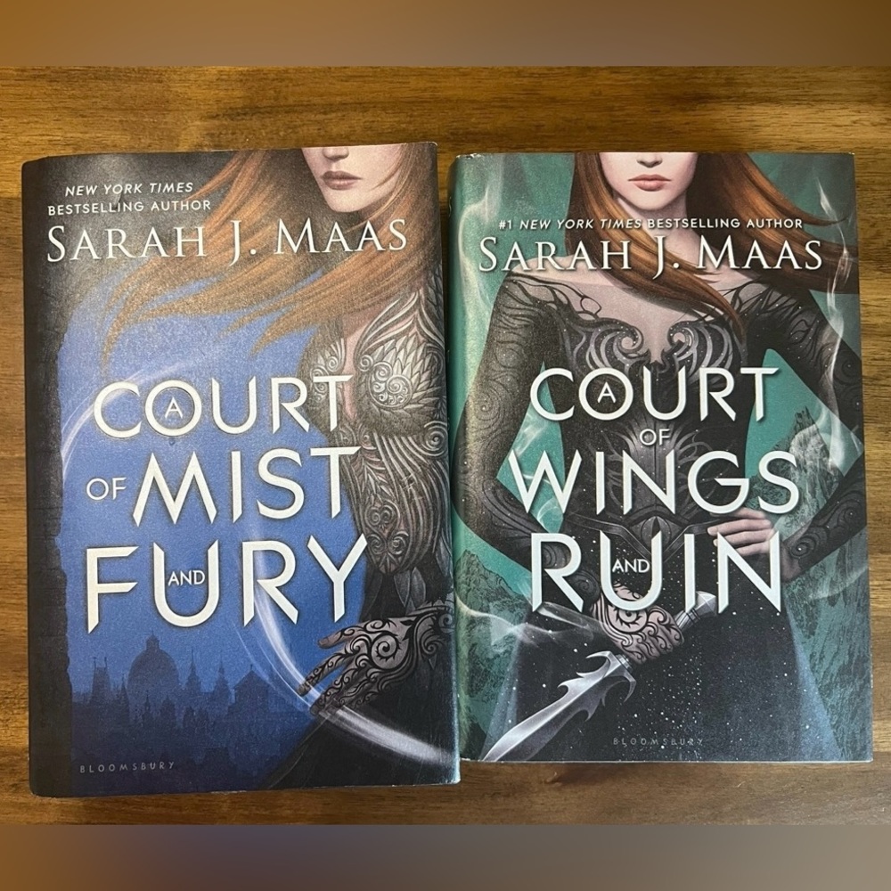 Court of Thorns and Roses books 2&3 original hard cover